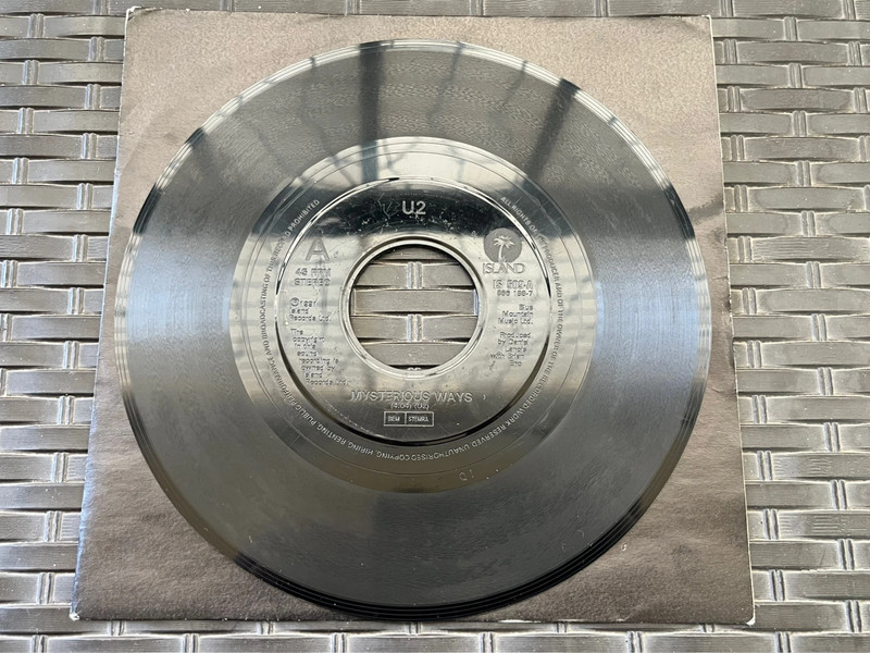 U2 Mysterious Ways 7” UK Single