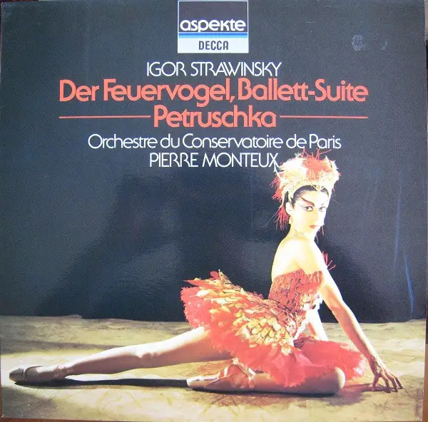 LP Stravinsky Der Feuervogel, Ballett-Suite / Petruschka NEAR MINT Decca