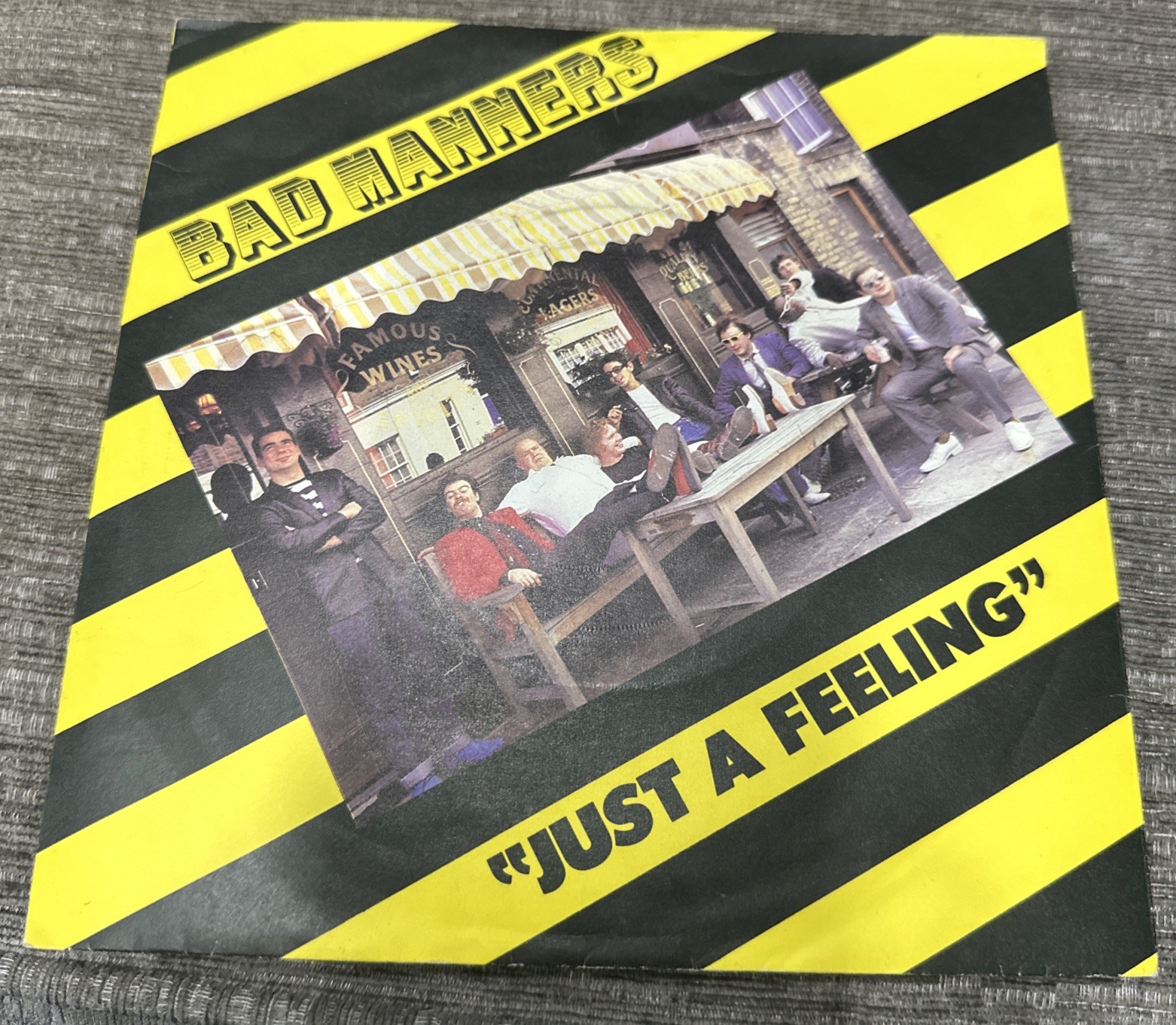 bad manners - just a feeling / Suicide - 7" vinyl - 1980 magnet - MAG 187 - Ex 