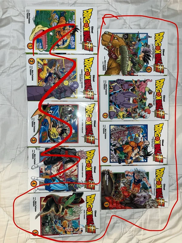 Manga DBS tome 5 a 9
