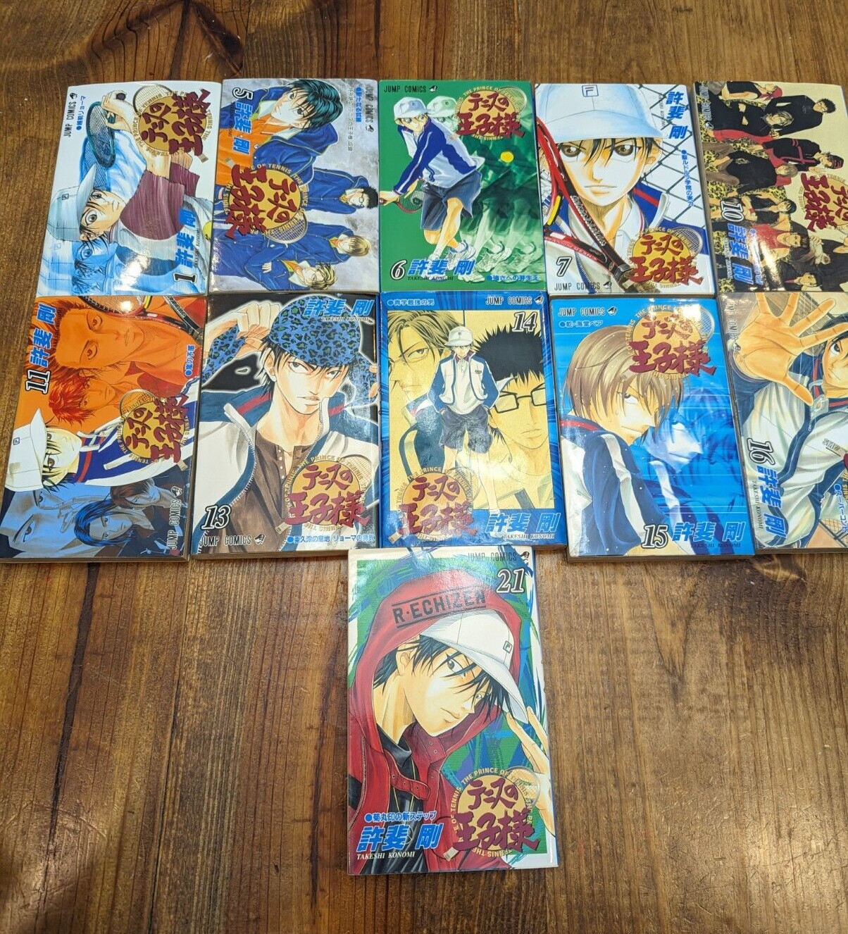 Prince of Tennis Manga Boooks 2002 Takeshi Konomi - Giapponese - Lotto di 11