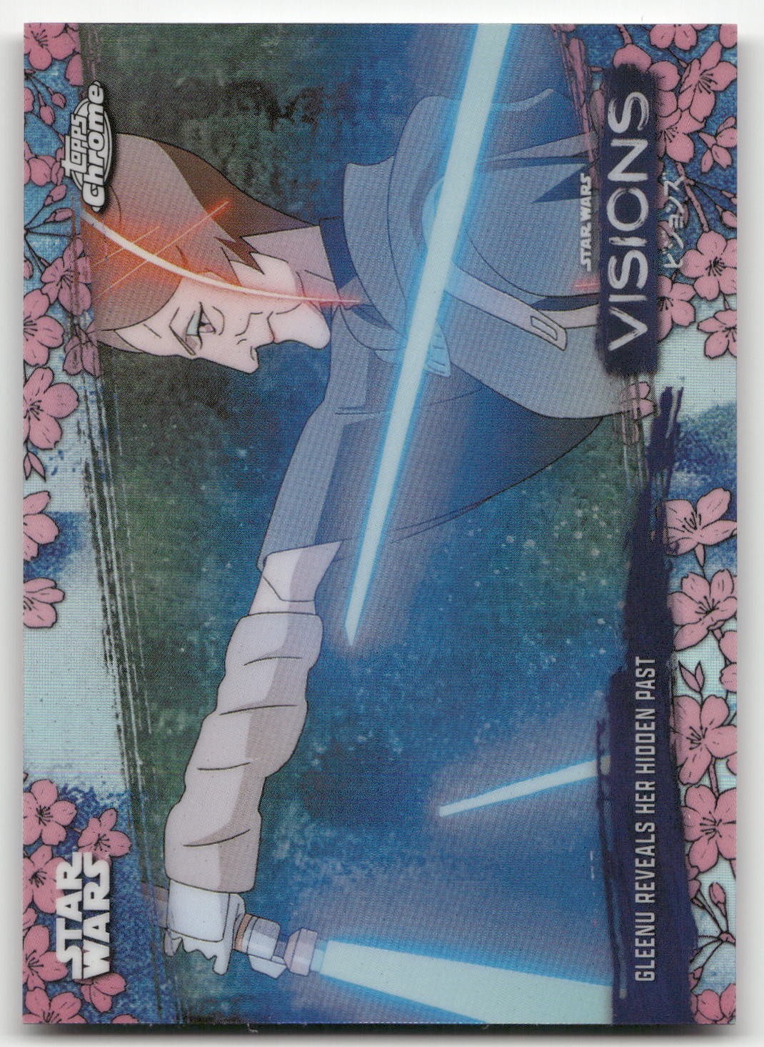 Gleenu 2026 Topps Chrome Star Wars Visions - Gleenu rivela il suo passato nascosto #V3-