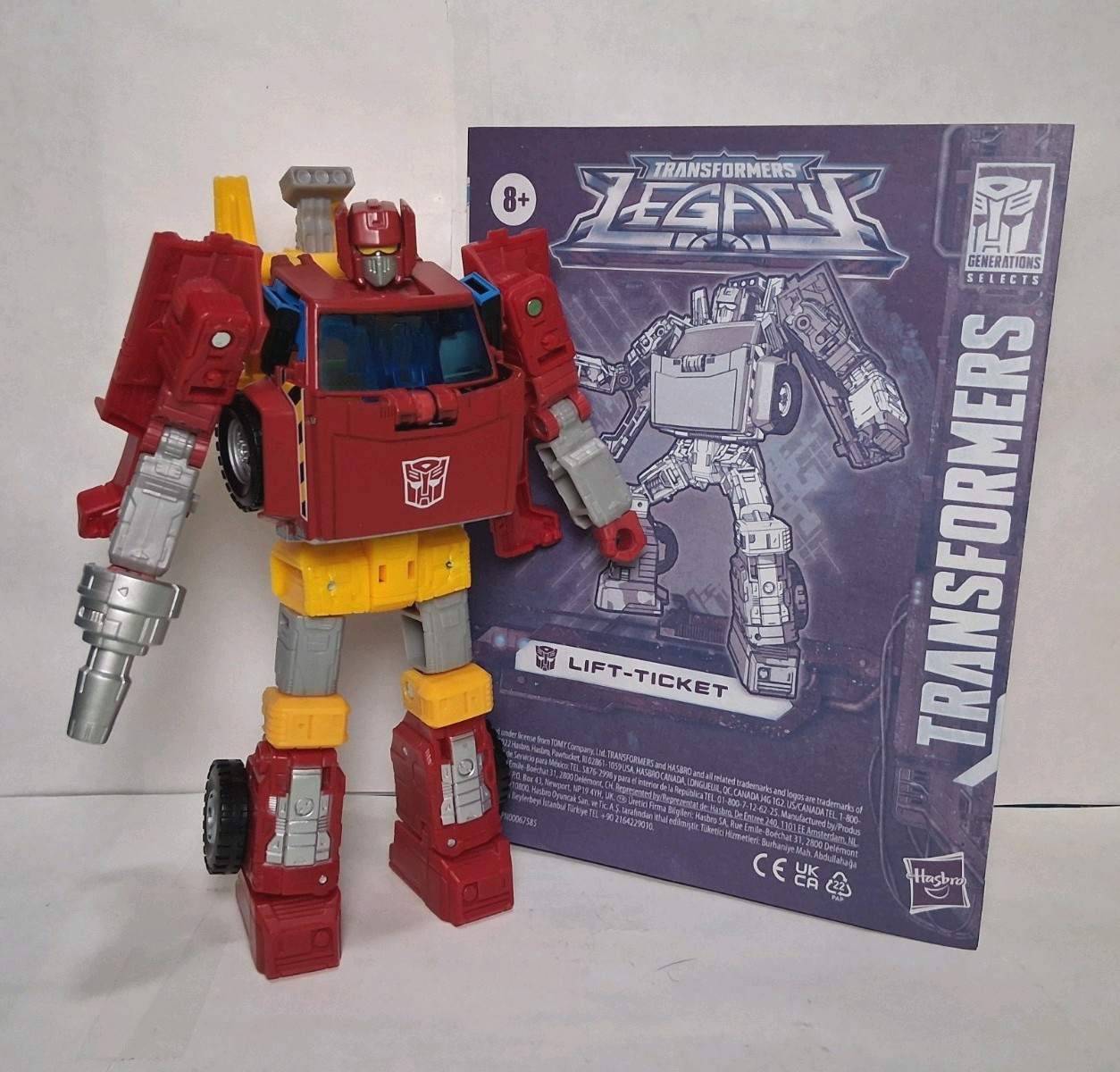 Transformers Legacy Lift Ticket Generations seleziona classe Deluxe completo