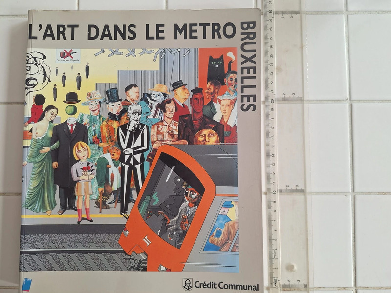 Livre, l'art dans le métro de Bruxelles