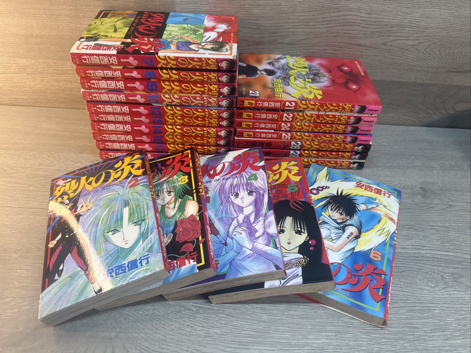 Flame of Recca 22 set misto vol manga giapponese fumetti
