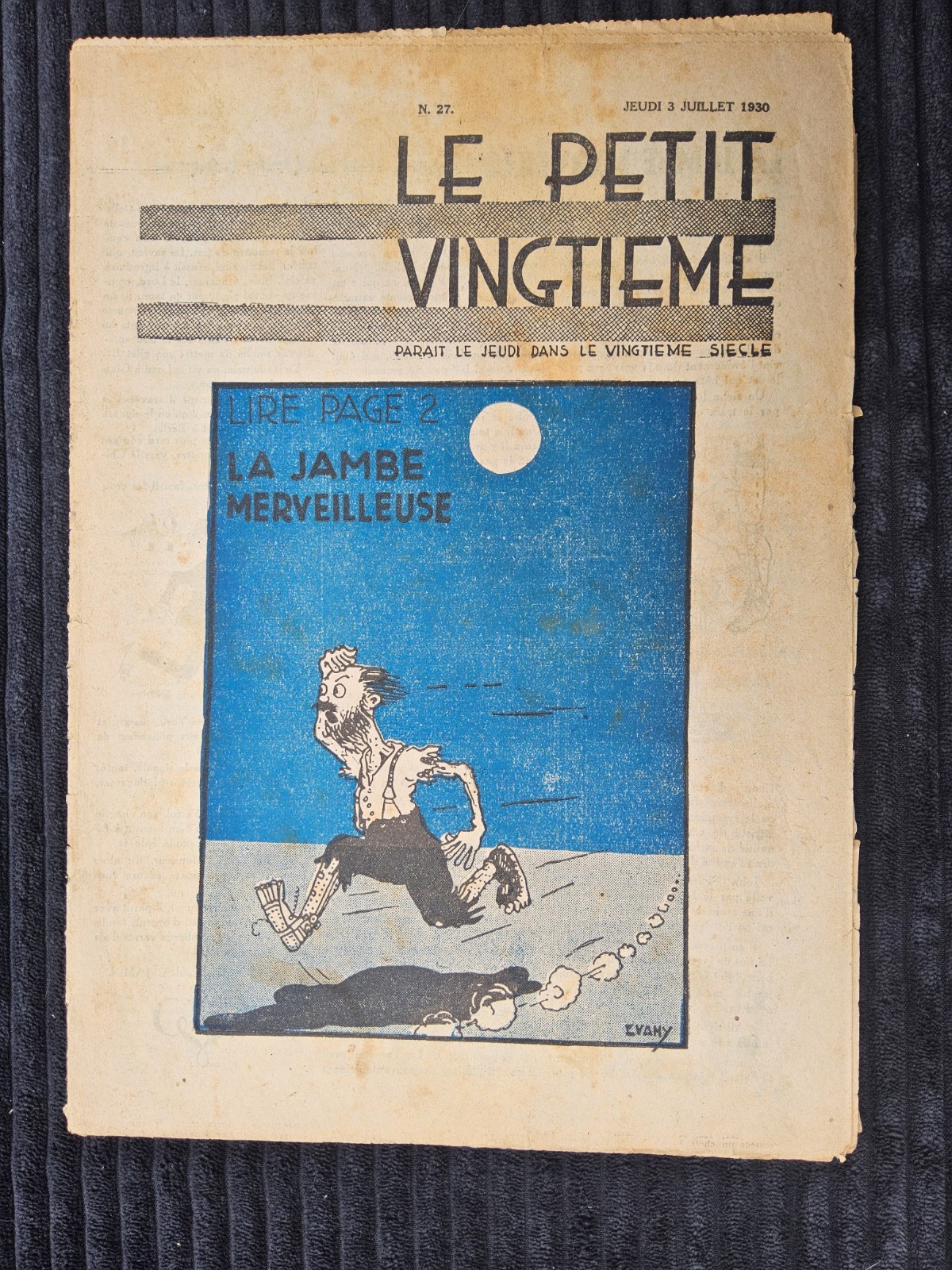 Tintin - Petit Vingtième - Numéro 27 de 1930 - Congo