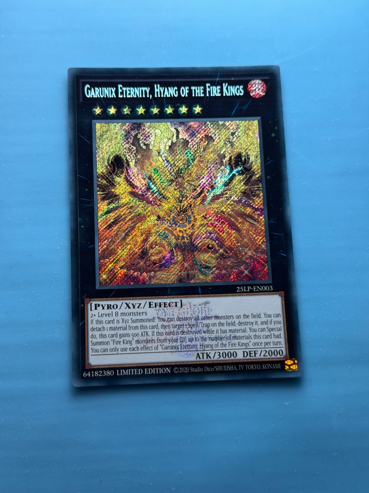 Garunix Eternity, Hyang Of The Fire Kings - 25LP-EN003 - Emblazoned Secret Rare