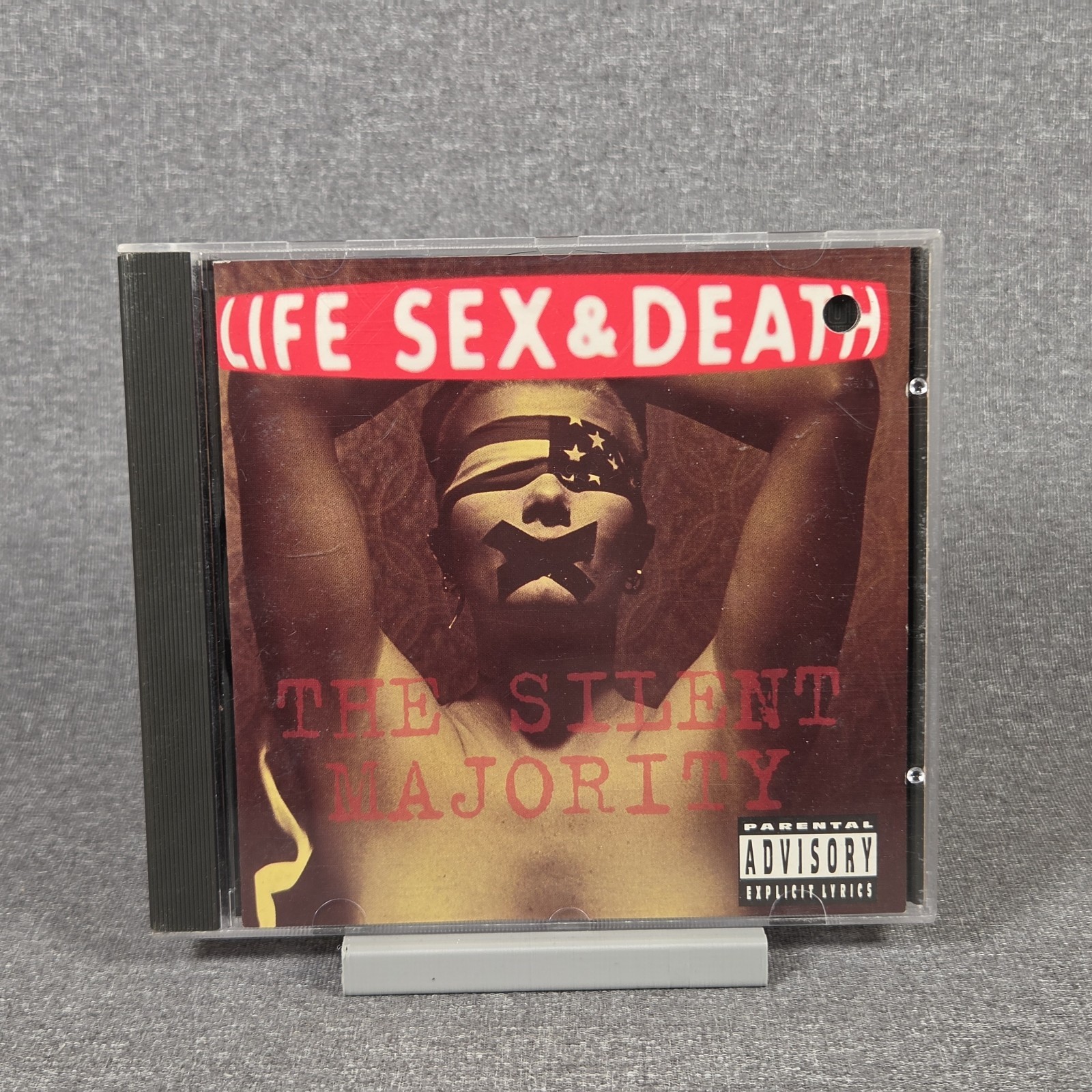 The Silent Majority by Life, Sex & Death (CD, Jul-1992, Reprise) Holepunched
