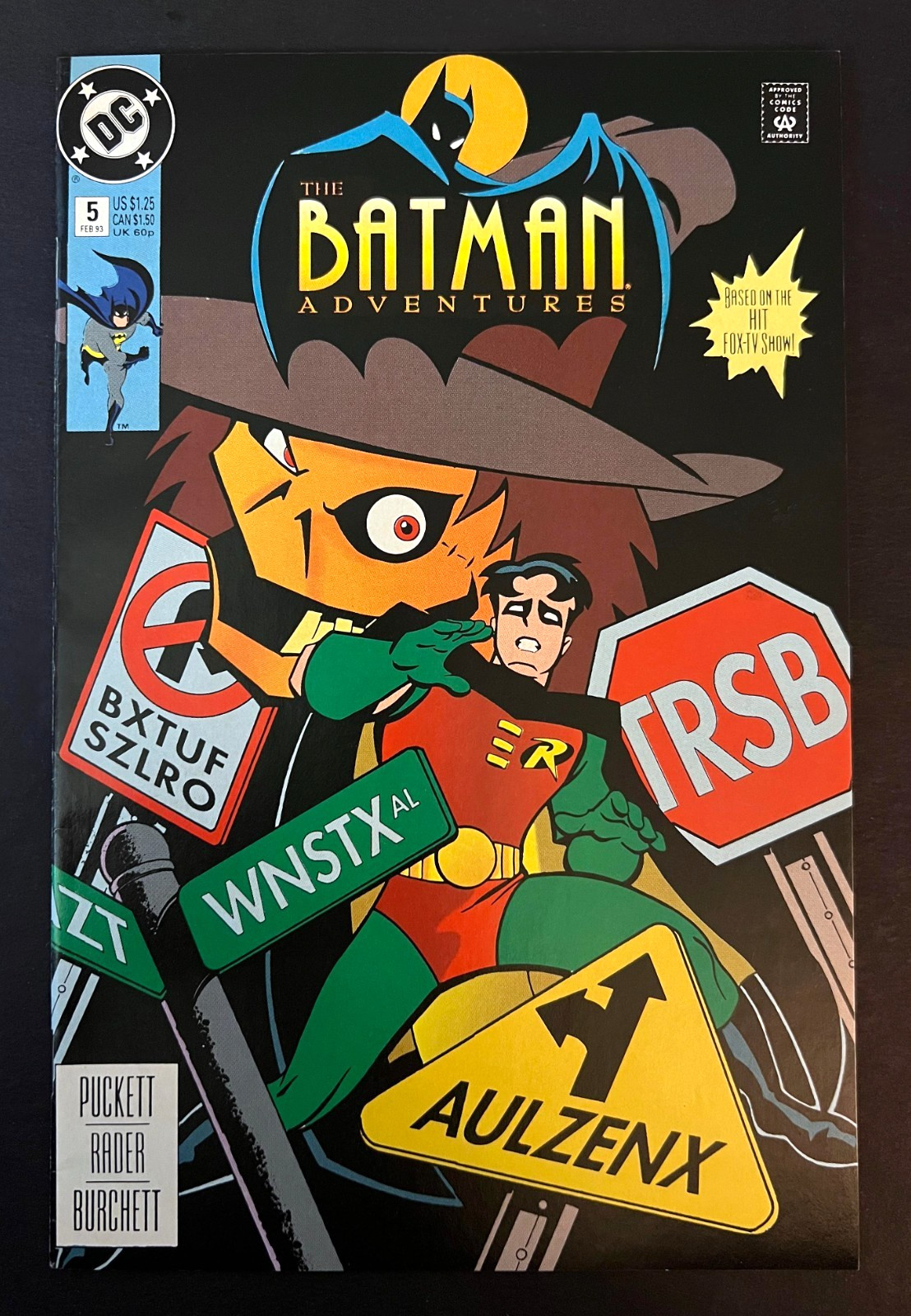 BATMAN ADVENTURE #5 ROBIN & SCARECROW apparizioni DC Comics 1993