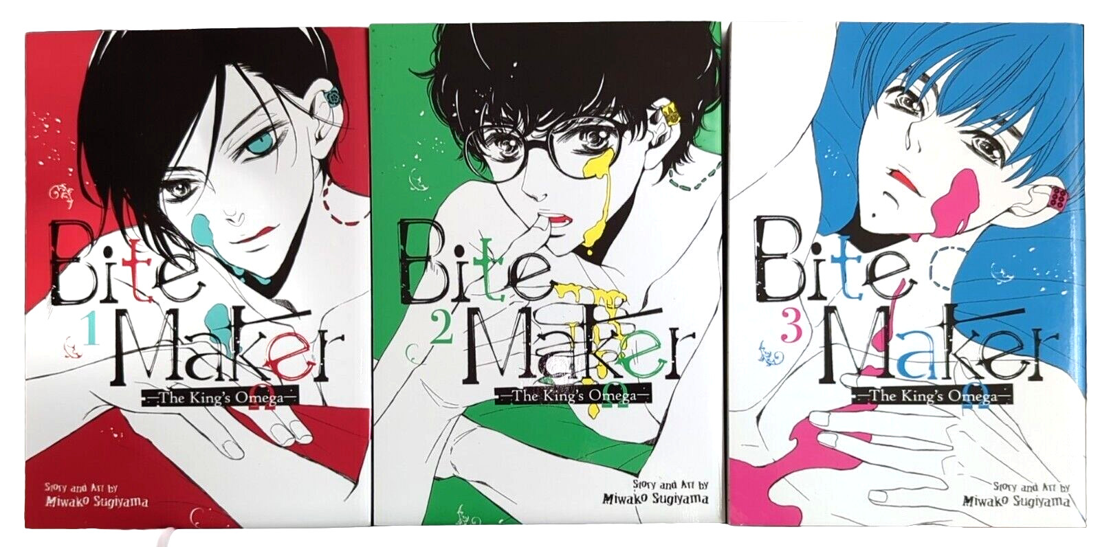 Lotto Manga Bite Maker The Kings Omega Vol 1-3, 2021, Miwako Sugiiyama, Seven Seas