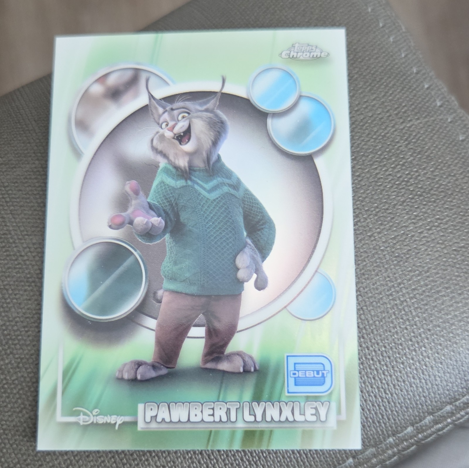 2026 Topps Chrome Disney Pawbert Lynxley Debut #71