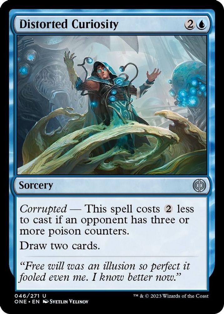 2023 Magic: The Gathering: ONE - Curiosità distorta (#46, Foil, U, Near Mint)