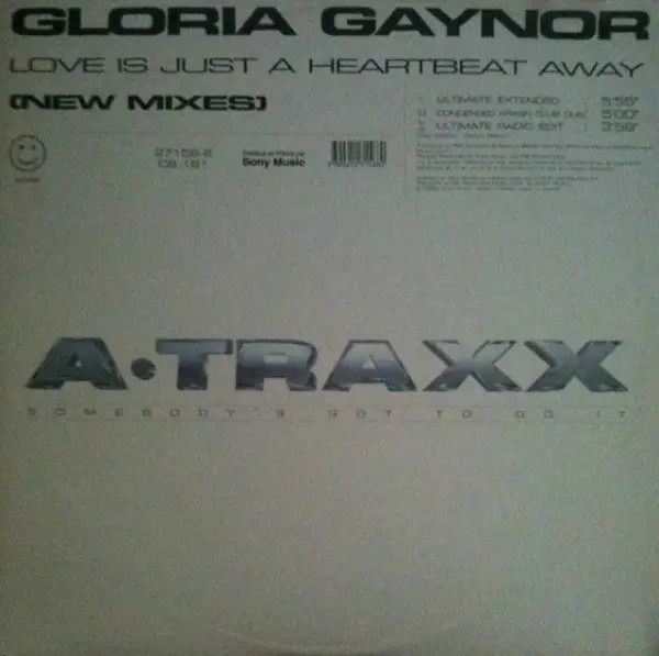 Gloria Gaynor Love Is Just A Heartbeat Away (New Mixes) 12'' Vinile 45 U/min NM