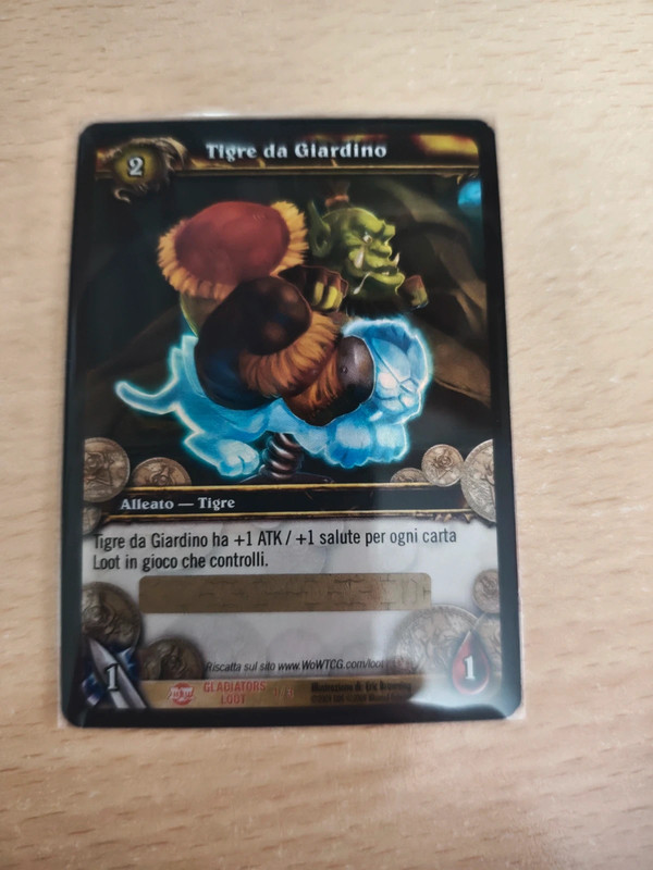 Wow tigre da giardino sandbox Tiger loot unscratched grattabile