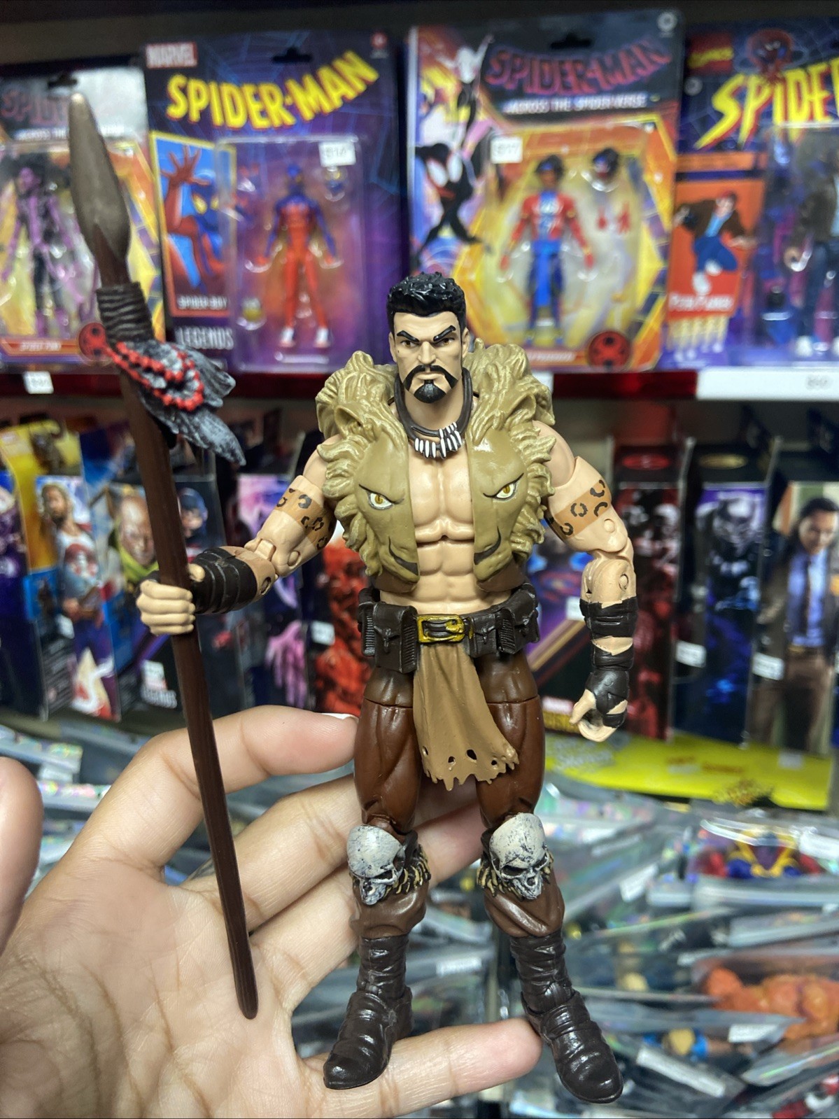 Marvel Legends Modellino Kraven Il Cacciatore Rhino BAF Wave
