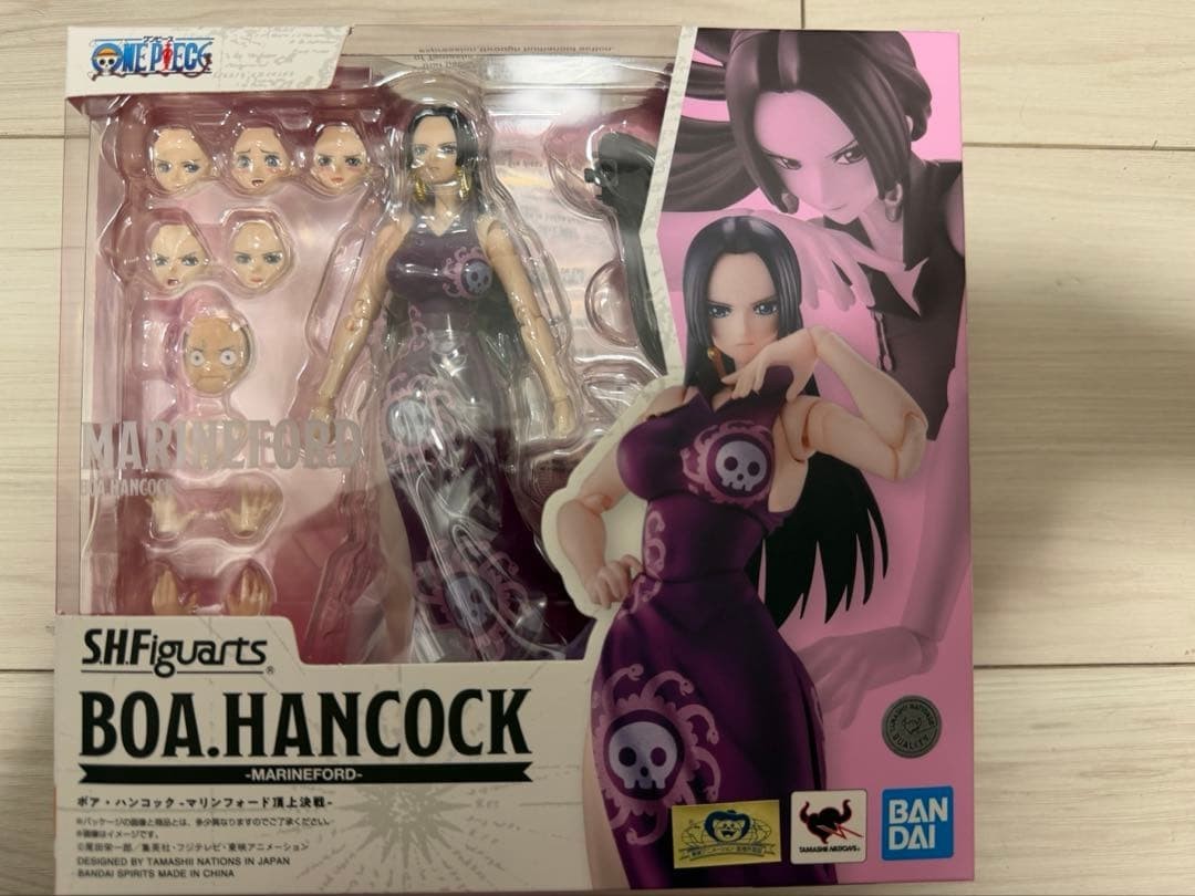 Modellino S.H.Figuarts Boa Hancock Marineford Summit War pezzo unico Bandai