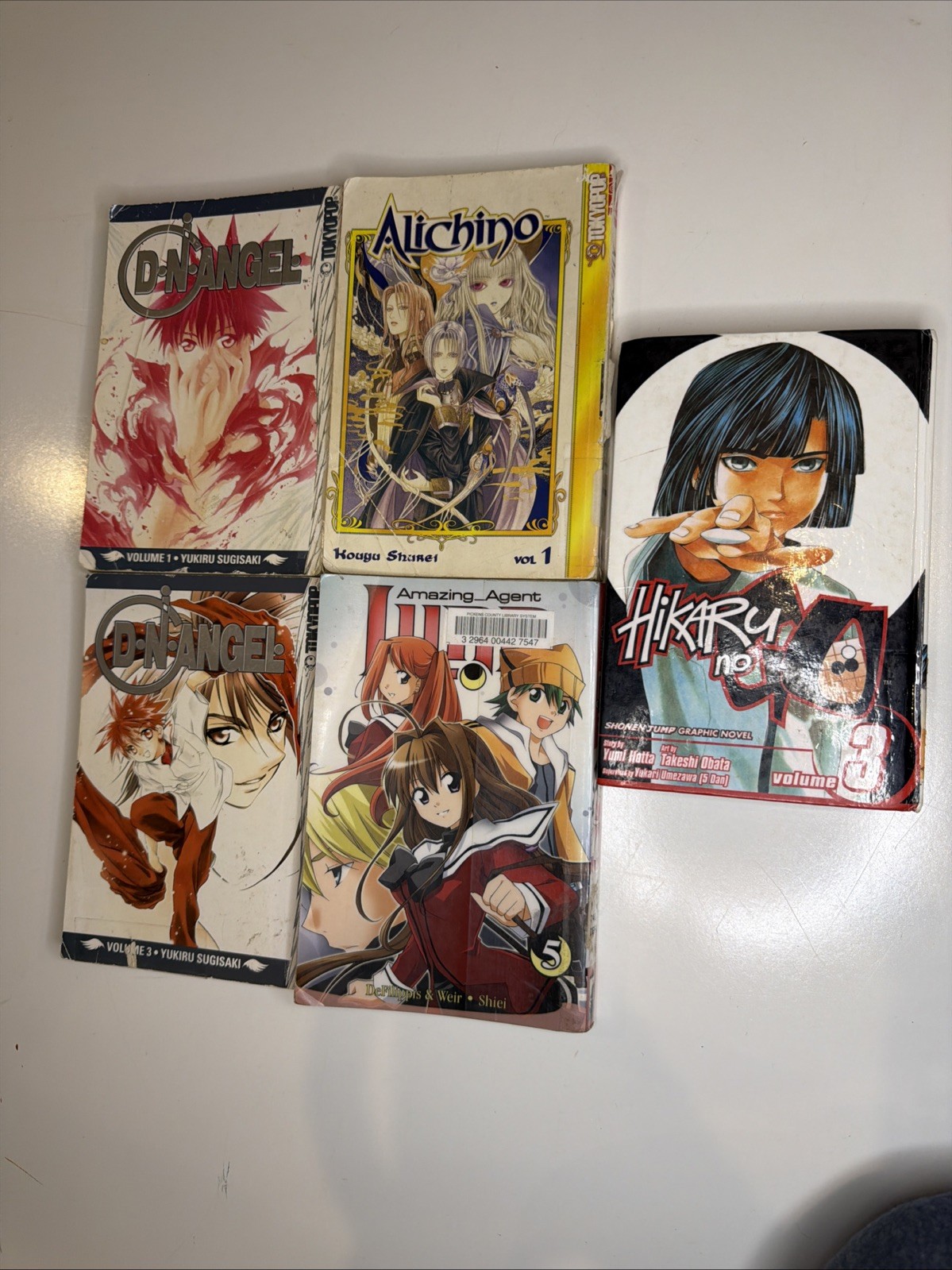 Manga Collezione Lotto 5 Libri D N Angel Alichino Hikaru No Go Luna