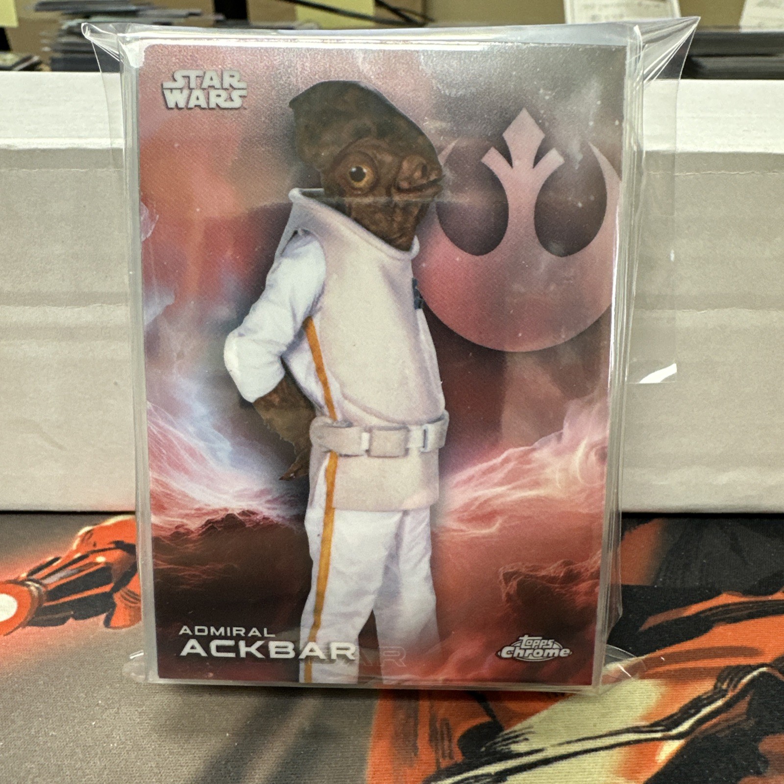 Set base completo Topps Chrome Star Wars 2025 1-200 maniche e bustina squadra