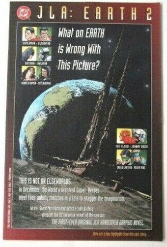 JLA: Earth 2 Preview Promo 2000 NM DC Comics-A6-57