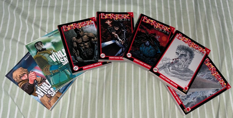Lotto Manga Berserk 1-5 + Vinland Saga 1-2