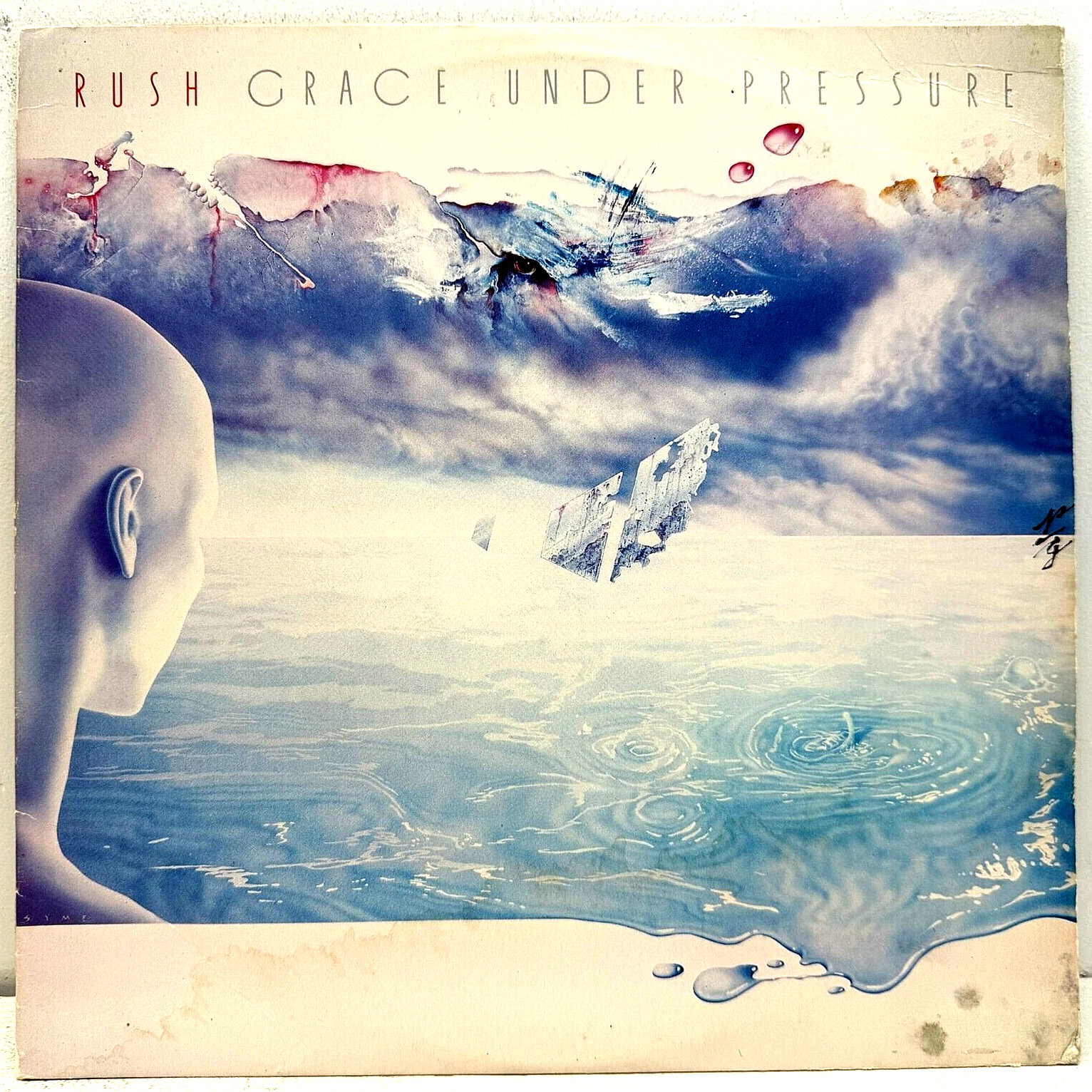 Rush Grace Under Pressure 1984 Vinyl Mercury Records 1st Press