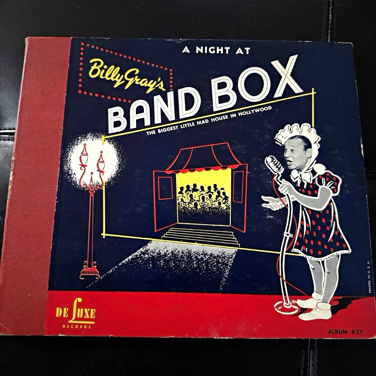 Billy Gray’s Band Box 1948 DeLuxe A-27 3x 78 RPM Record Album Vintage Comedy