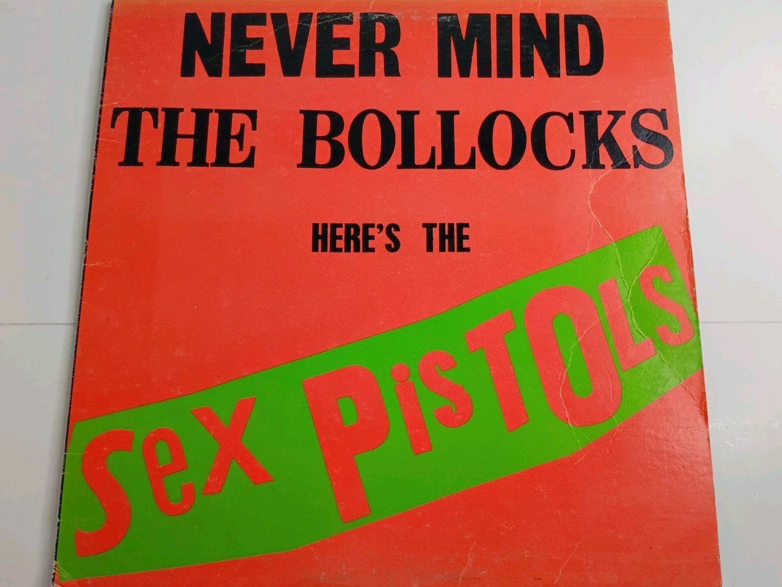 Sex pistols never mind the bollocks here's the sex pistols vinyl record BSK 3147