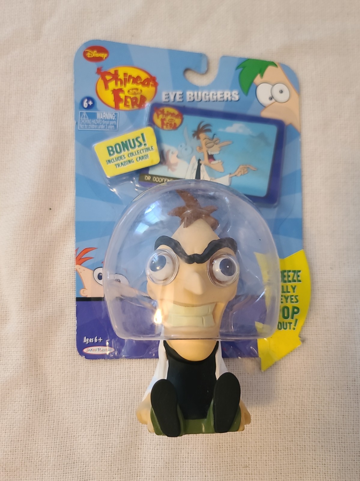 NUOVO Jakks Pacific - Disney - Eye Buggers - Phineas e Ferb - Dr. Doofenshmirtz