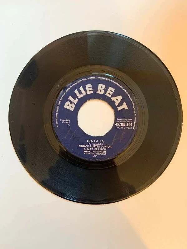 Prince Buster - Tra la la Blue Beat 7"