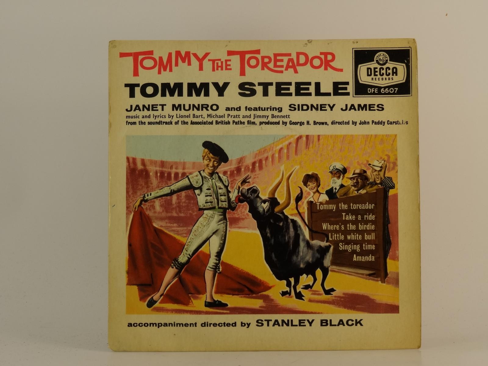 TOMMY STEELE TOMMY THE TOREADOR (88) 6 Track 7" Single including Picture Sleeve 