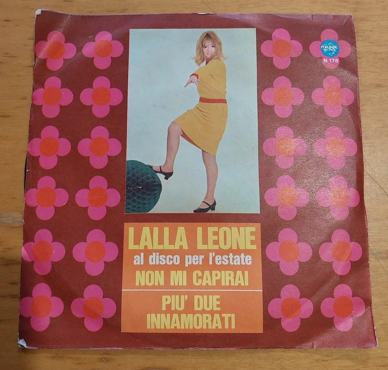 vinile lalla leone al disco per l'estate non mi capirai piu due innamorati 1967
