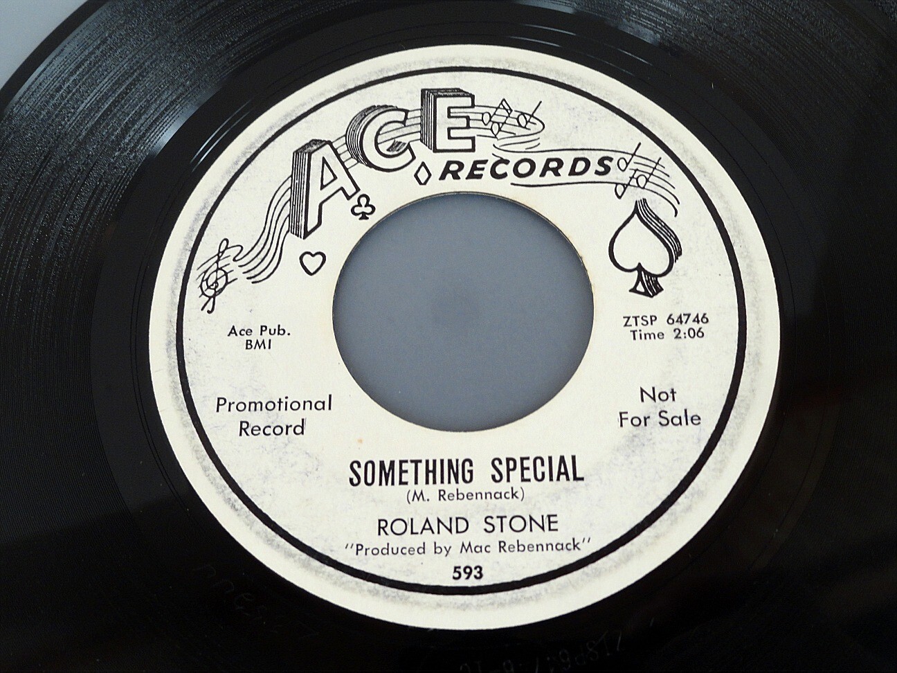 Roland Stone - Something Special / Desert Winds - Ace PROMO 45 record - HEAR!!