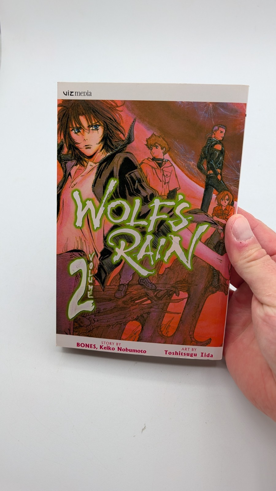 Wolf's Rain Manga Vol 2 commercio inglese tascabile Keiko Nobumoto VIZ Media fuori produzione
