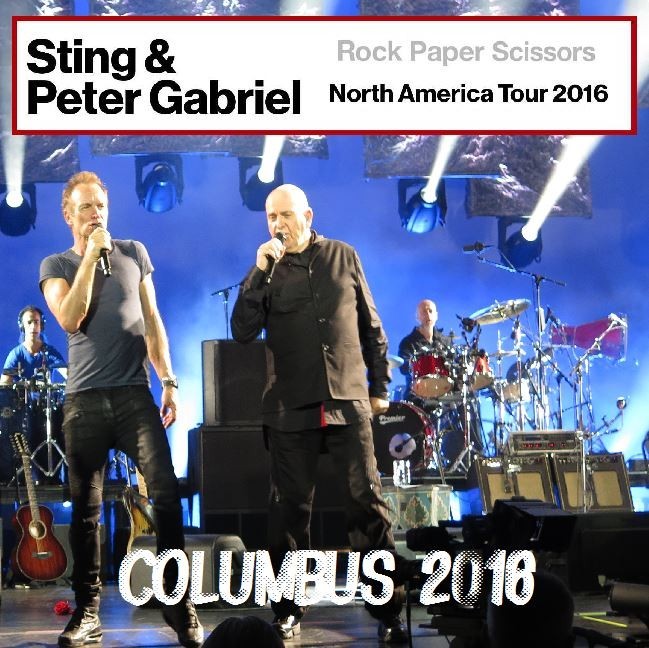 PETER GABRIEL  & STING  Live SEATTLE USA  2016 2 CD with Eddie Vedder