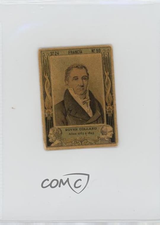 1897 Fototipias Serie 24 Grandi Filosofi Pierre Paul Royer-Collard #59 0cp0