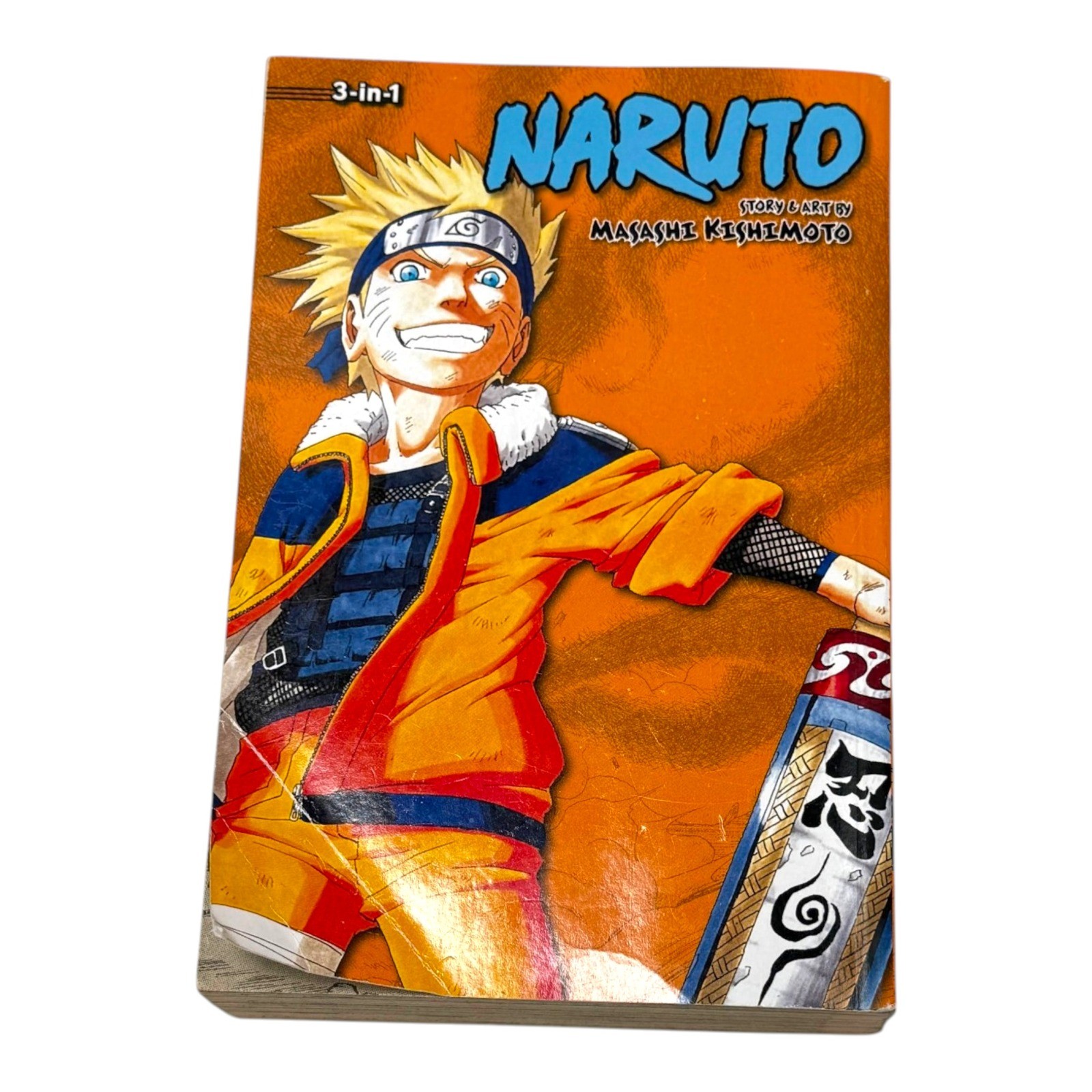 VIZ Media Naruto 3-in-1 Manga Vol 4 incl 10-11-12  Masashi Kishimoto Omnibus PB