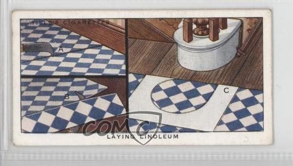 1936 Wills Suggerimenti per la casa posa tabacco linoleum #19 0a1