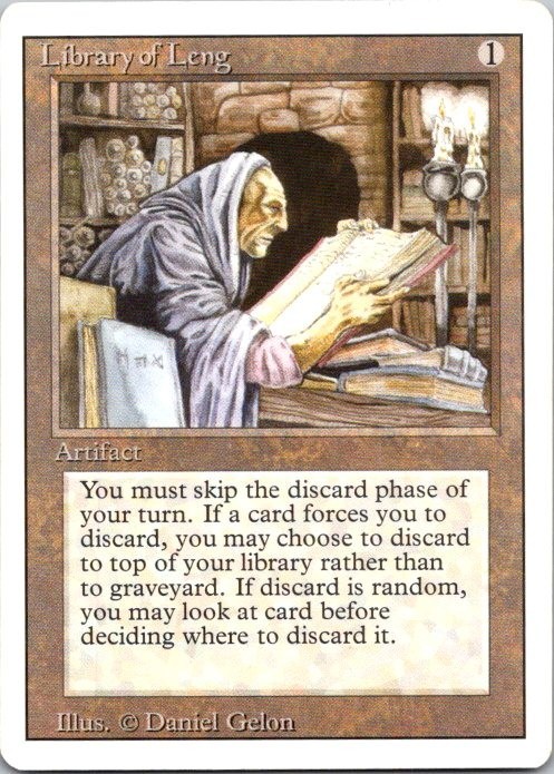 MTG Magic The Gathering Library of Leng Chronicles See Scan B