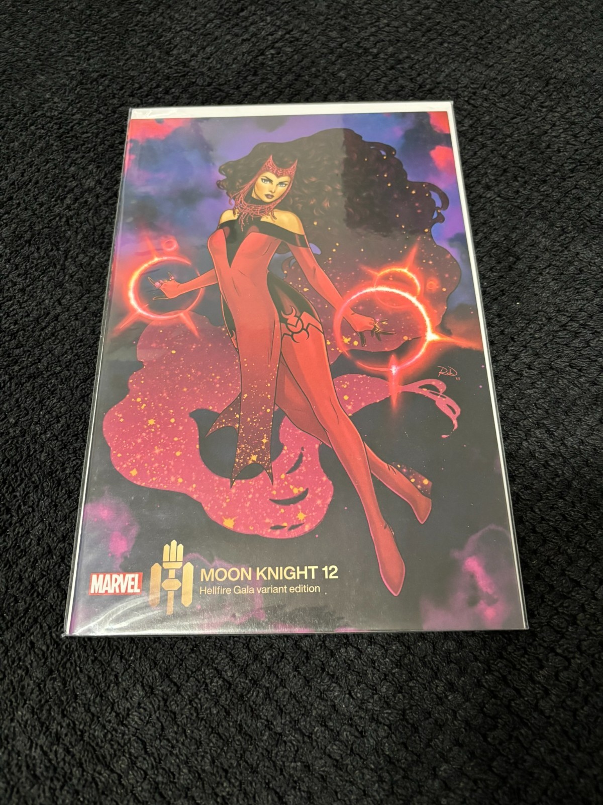 Moon Knight 12 Russell Dauterman Hellfire Gala variante Marvel Comics 2022 chiave quasi nuovo