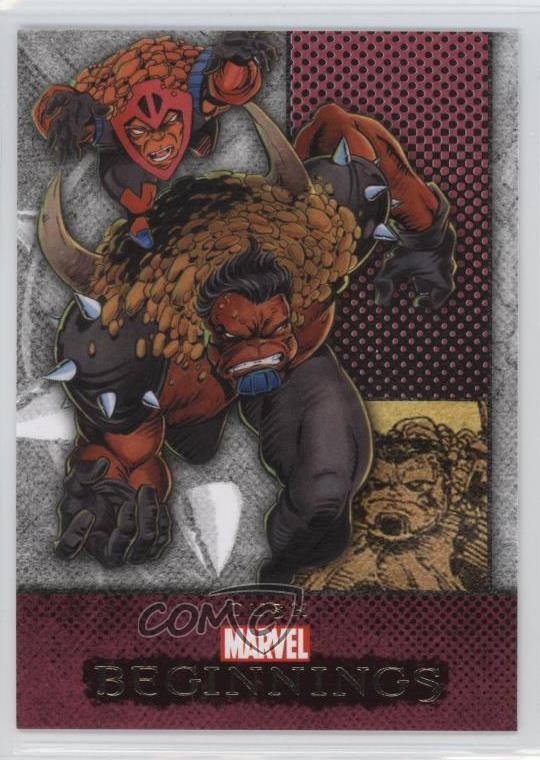 2012 Upper Deck Marvel Beginnings Series 3 Tusk #495 0p3