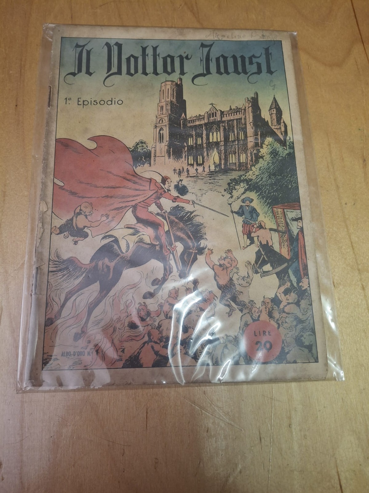 FUMETTO “DOTTOR FAUST” – PRIMO EPISODIO – 1946 – VINTAGE DA COLLEZIONE