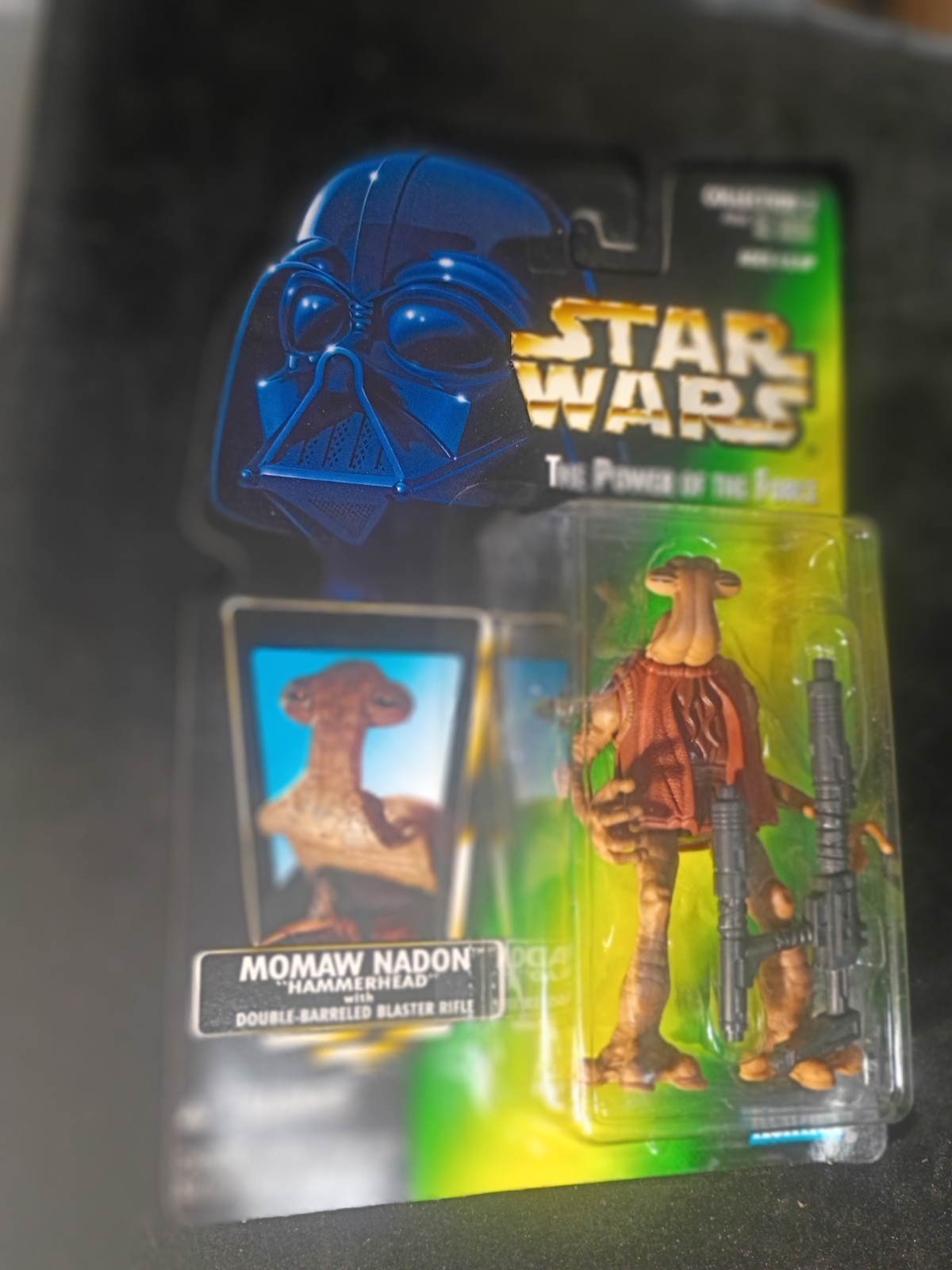 Kenner Star Wars Power of the Force Momaw Nadon Hammerhead 1996 vintage MOC nuovo