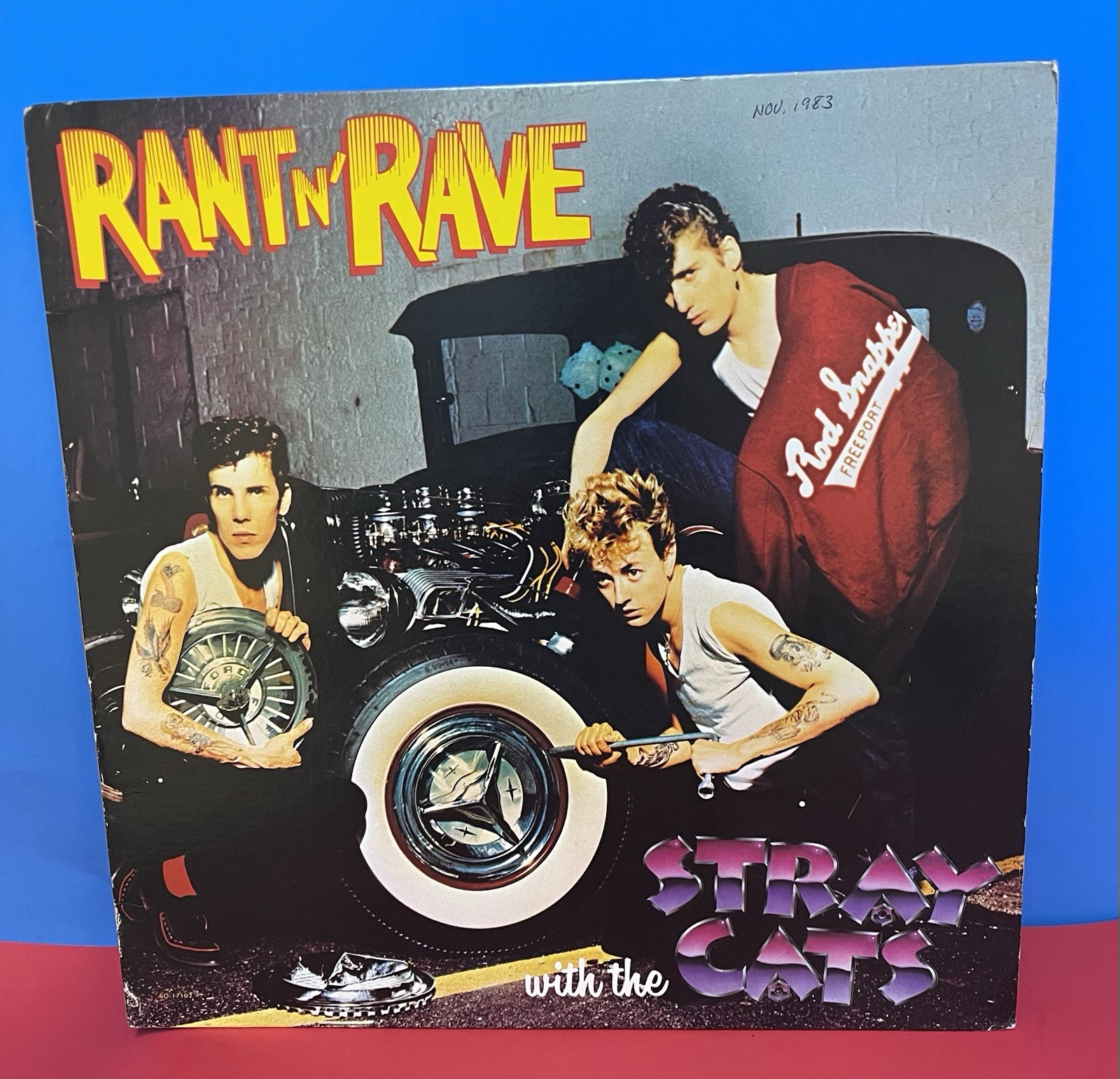 STRAY CATS Rant N' Rave with the Stray Cats Vinyl Record 1983