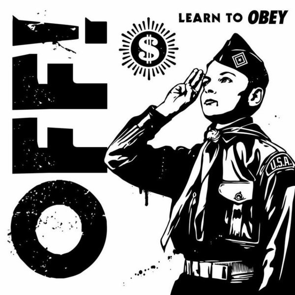 OFF! - Learn To Obey - Used Vinyl Record 7 - F16460z