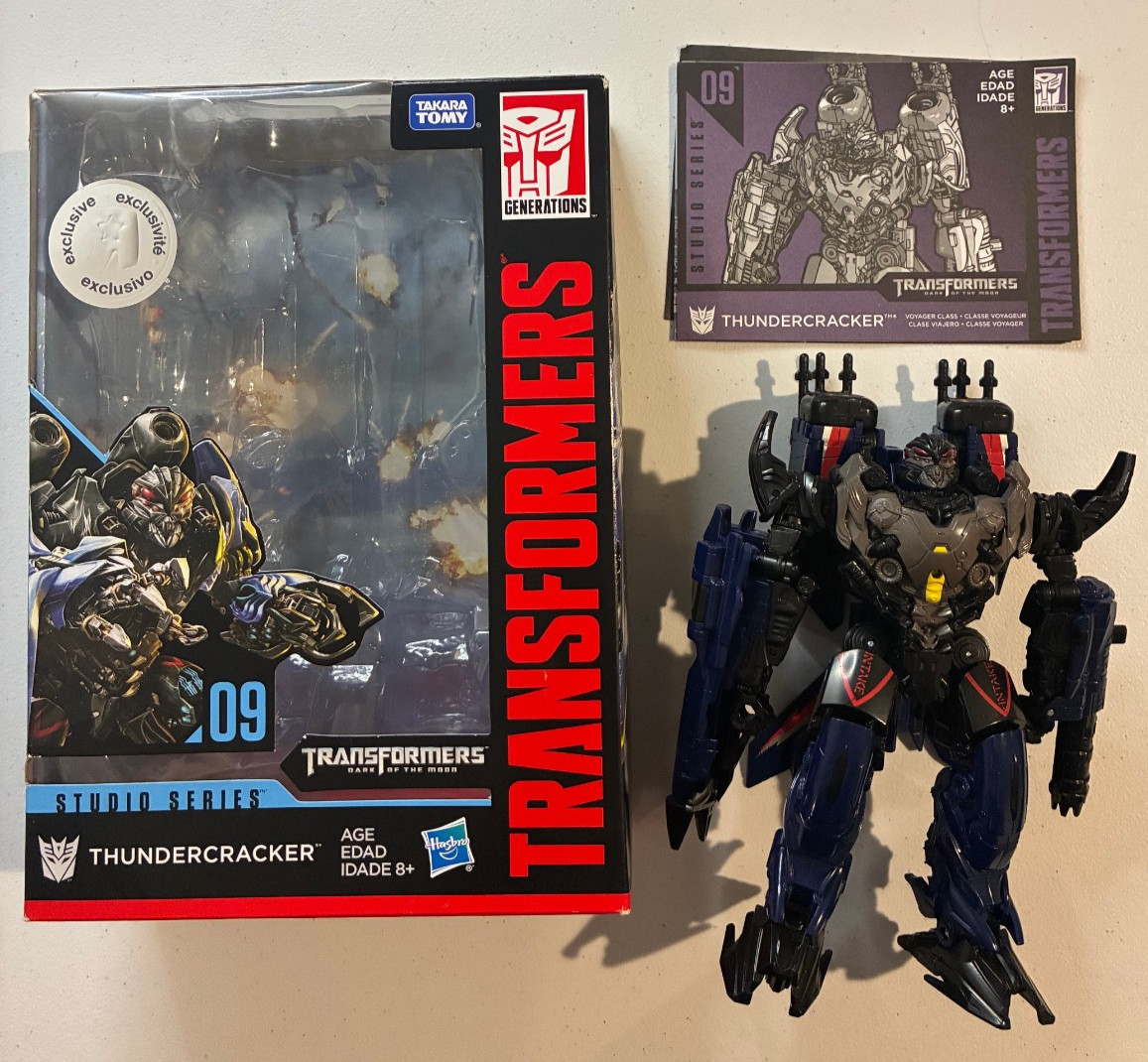 Hasbro Transformers Studio Series 09 Thundercracker Toys r us personaggio esclusivo