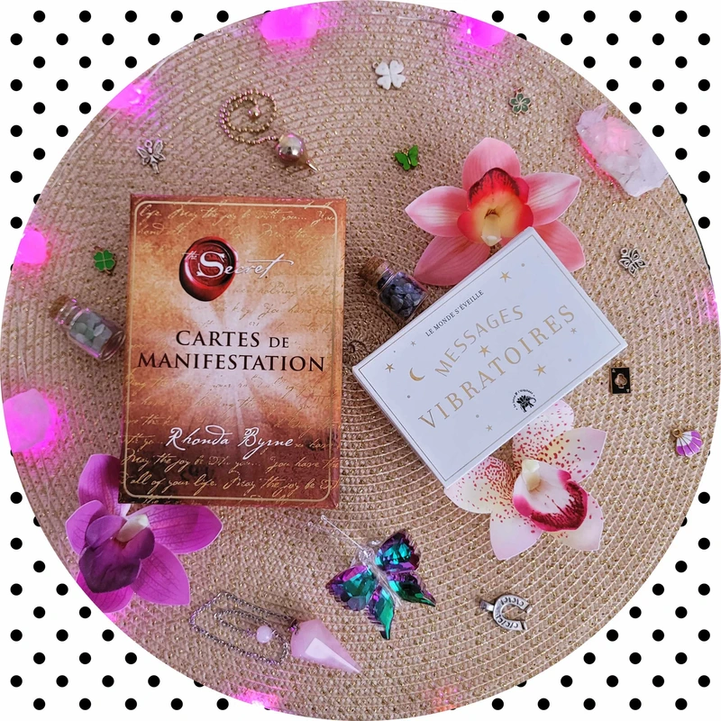 Le Secret, cartes de manifestation + Messages vibratoires