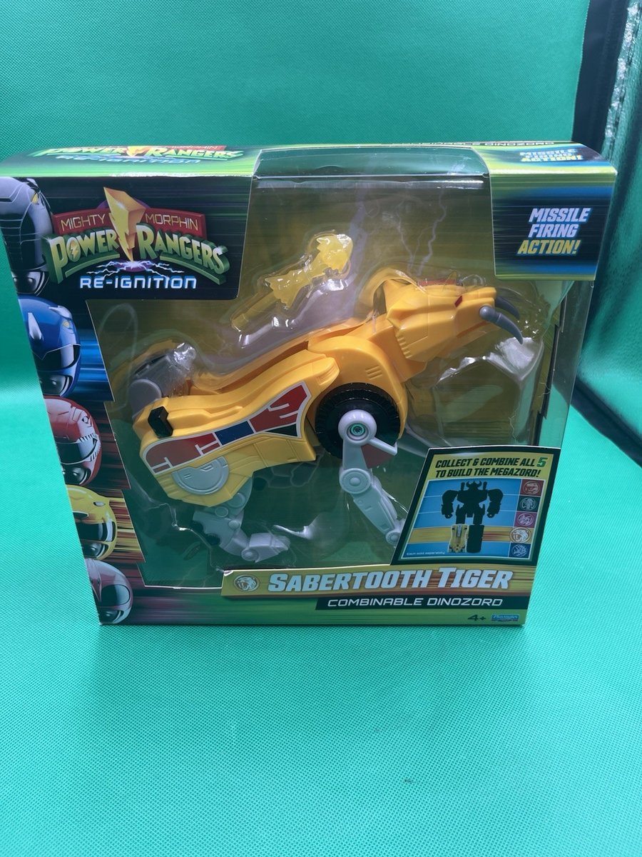 Mighty Morphin Power Rangers riaccensione combinabile Dinozord Sabertooth Tiger