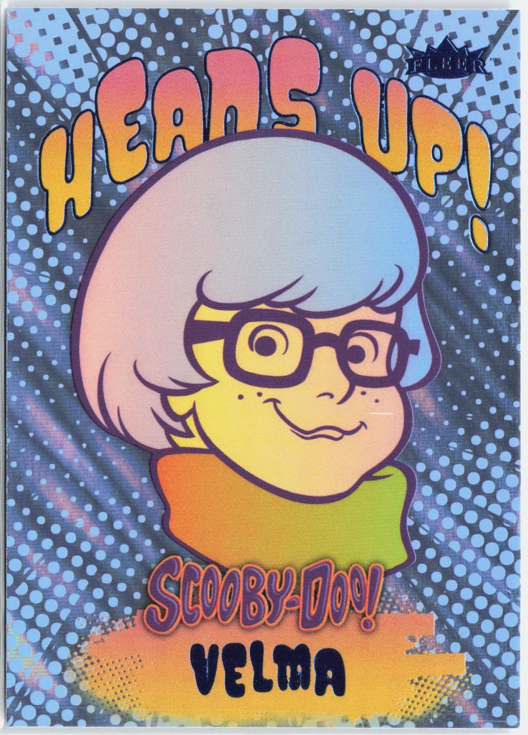 2025 Fleer Scooby Doo #1 Velma Dinkley Head's Up!
