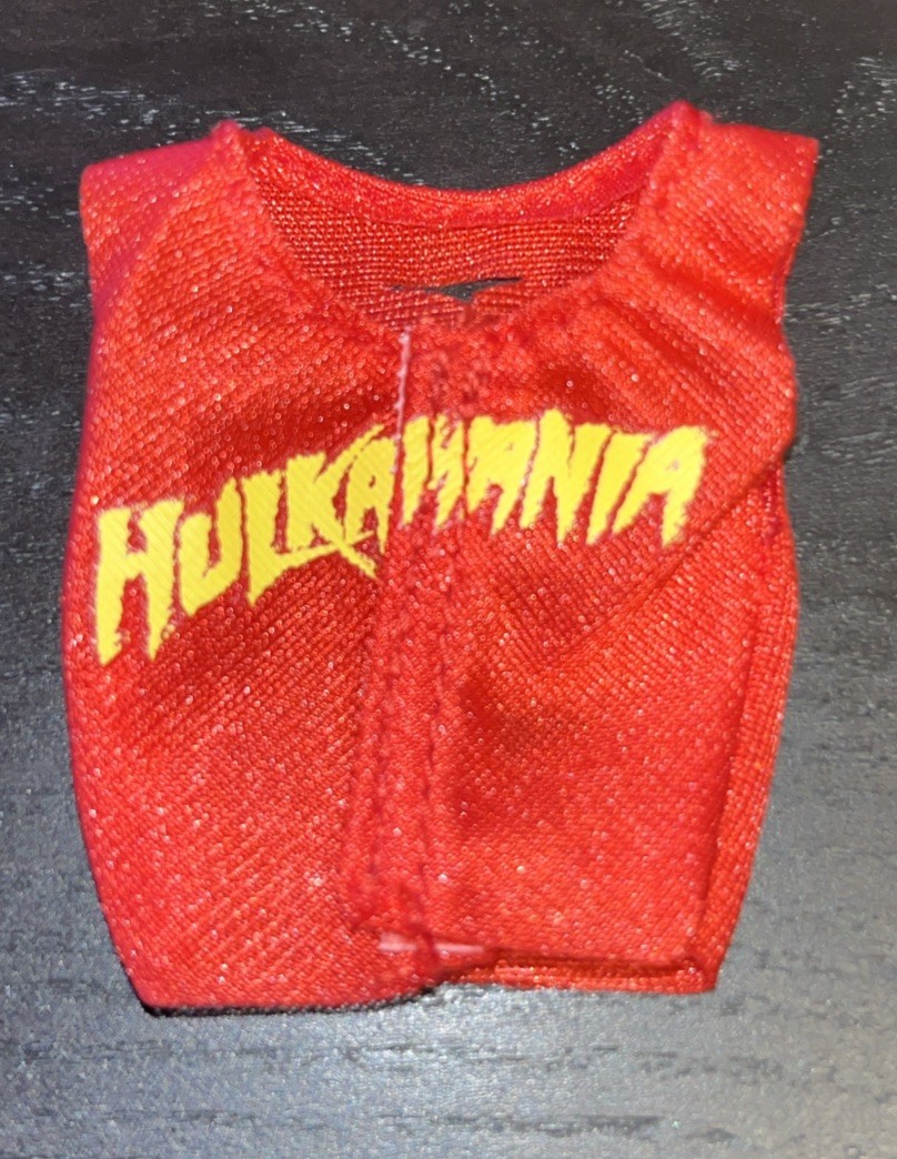 WWE Mattel Elite Wrestling Figure Accessory Hulk Hogan Hulkamania Shirt