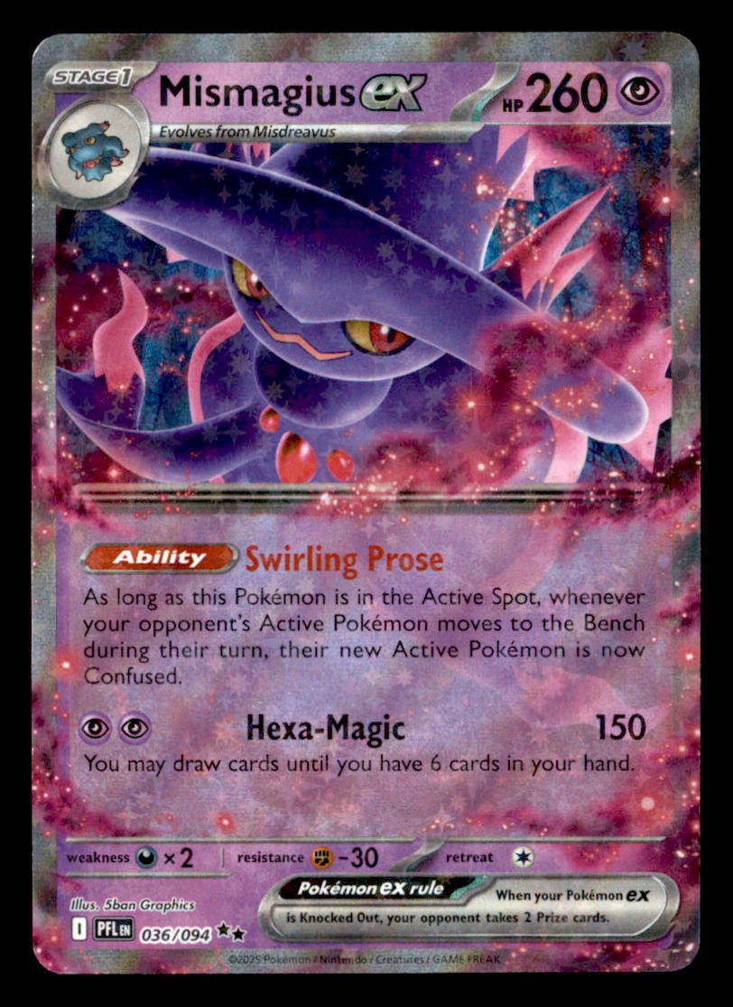 Mismagius ex Holo Doppia Rara ME02: Fiamme Fantastiche 036/094 NM